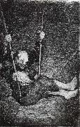 Francisco Goya Old man on a Swing Germany oil painting artist